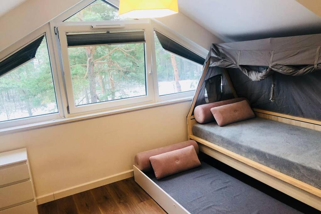 奥古斯图Dwupoziomowy Apartament Nad Jeziorem W Lesie公寓 外观 照片