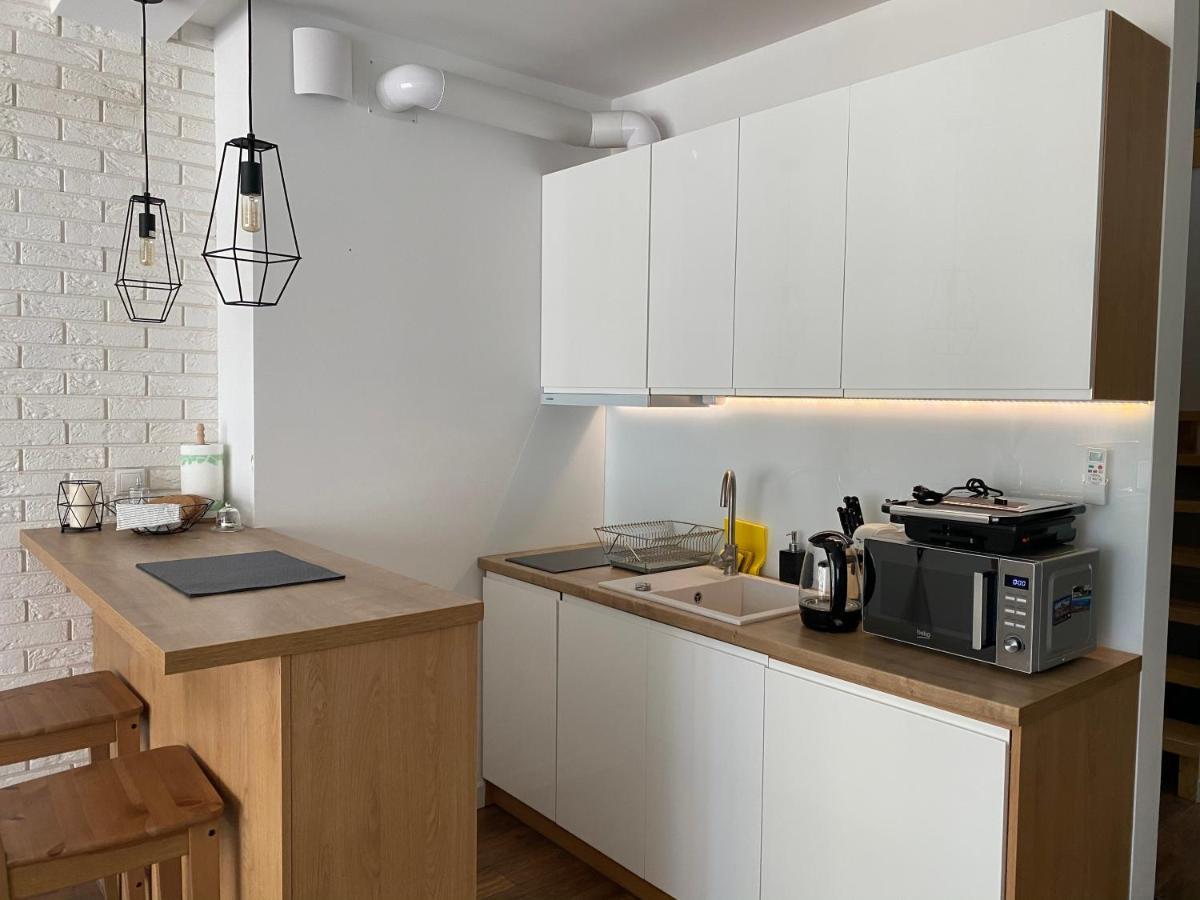 奥古斯图Dwupoziomowy Apartament Nad Jeziorem W Lesie公寓 外观 照片