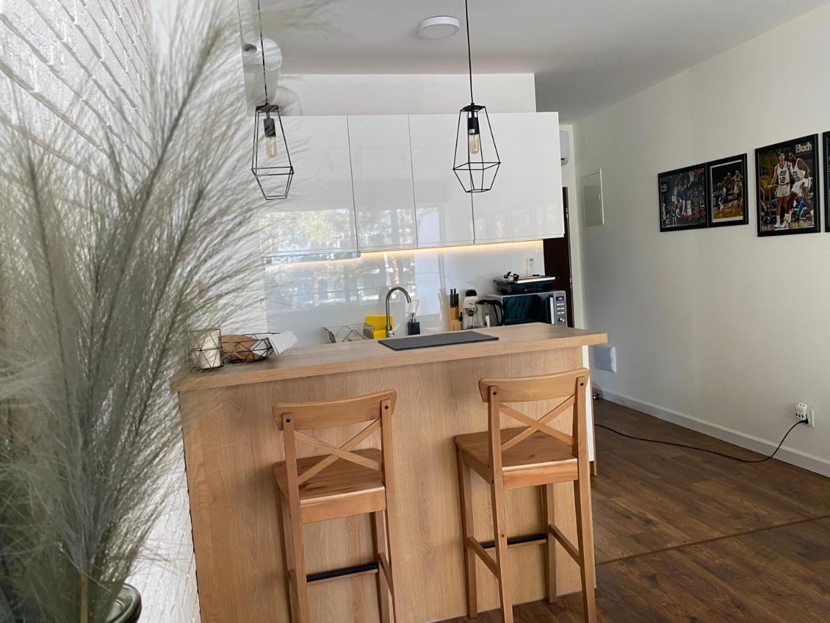 奥古斯图Dwupoziomowy Apartament Nad Jeziorem W Lesie公寓 外观 照片