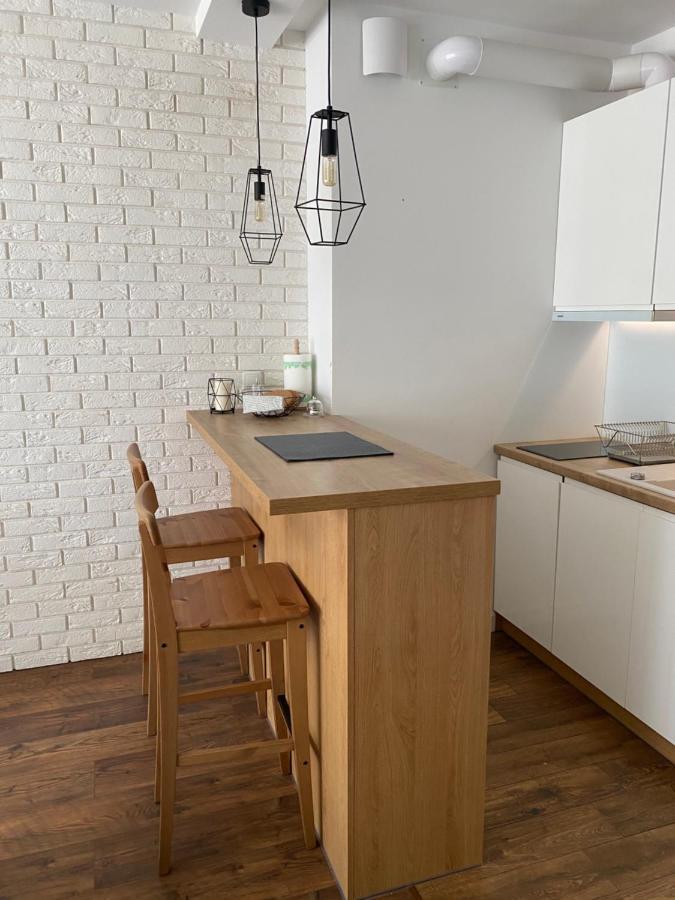 奥古斯图Dwupoziomowy Apartament Nad Jeziorem W Lesie公寓 外观 照片
